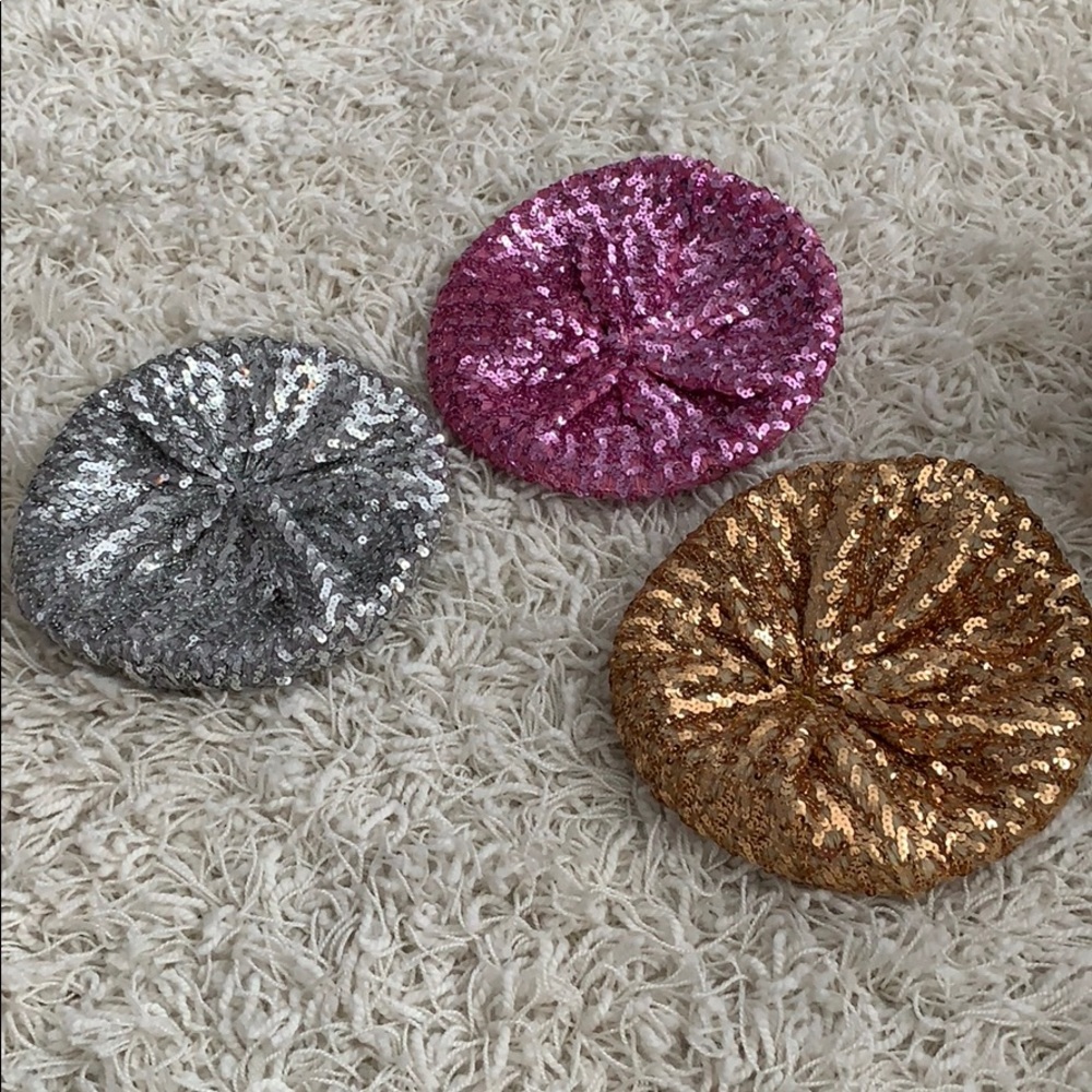 Sequin berets